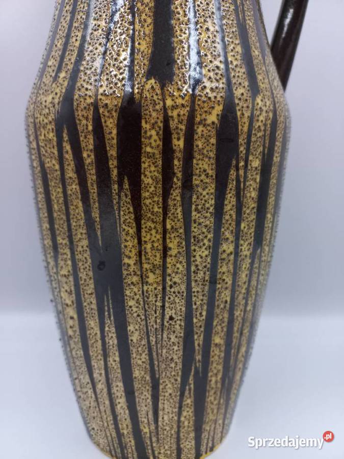 Piękny ceramiczny wazondzban lava niemiecki Inowrocław
