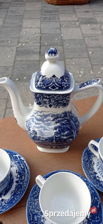 Porcelana angielska GRINDLEY filiżanka dzbanek