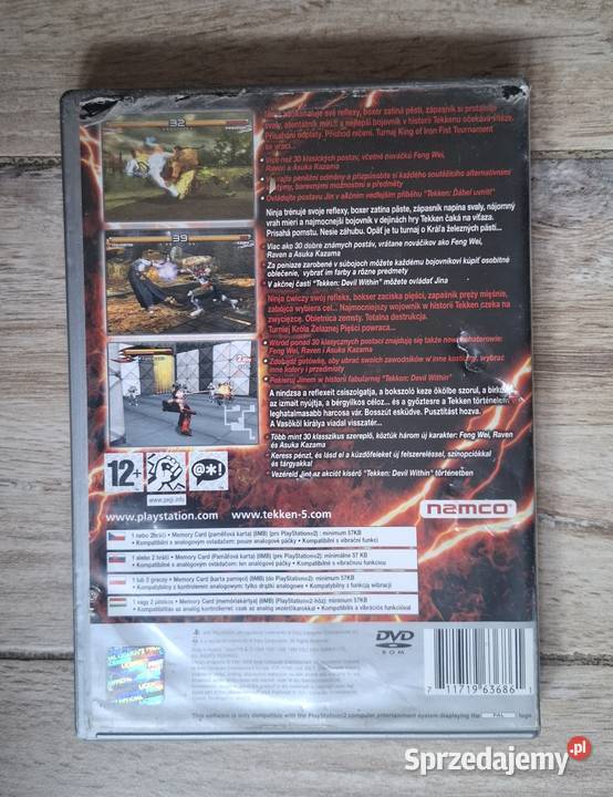 Gra Tekken 5 2 PlayStation 2 Żuromin