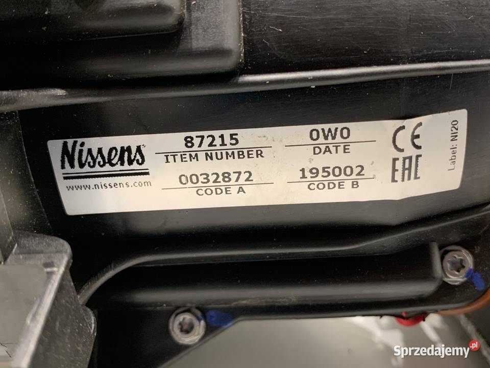 DMUCHAWA NAWIEWU AUDI A4 B8 8K0820521 WENTYLATOR