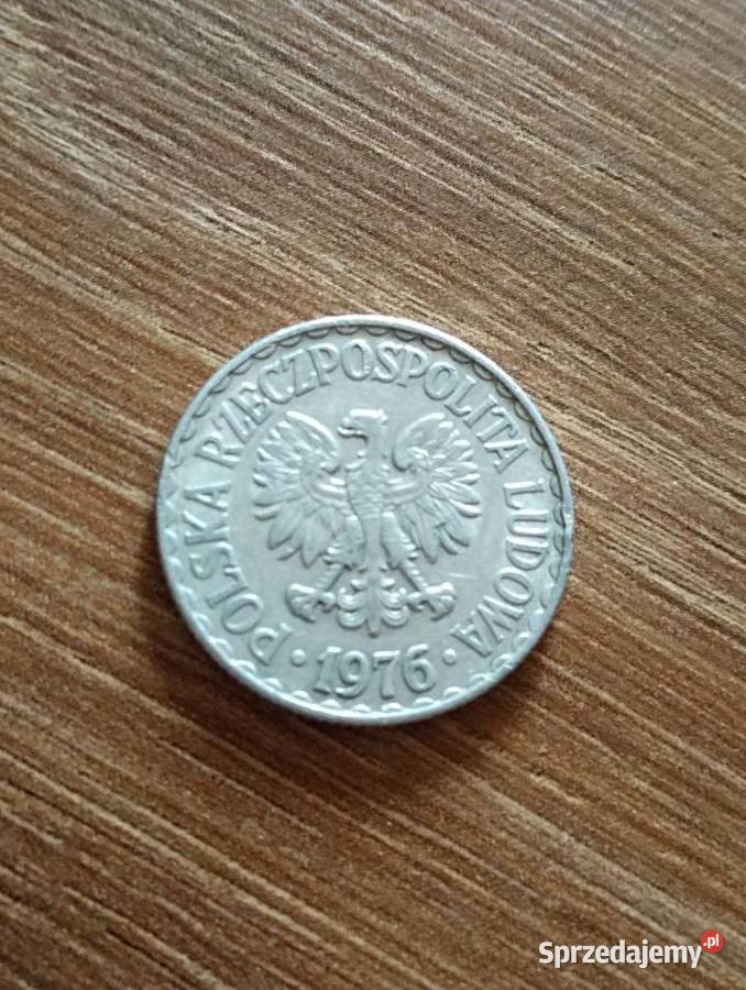 Sprzedam monete 1 zl 1976r bzm nierownw ranty lubelskie Chełm