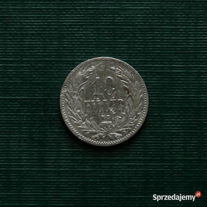 WĘGRY 10 fillerów 1894r Gliwice