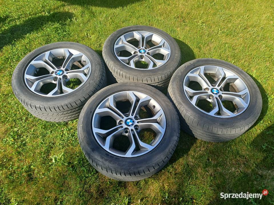 Alufelgi BMW z oponami letnimi i czujnikami sprzedam