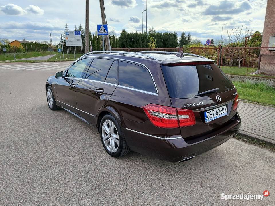Mercedes E350 CDI 4Matic 2012r 265 Bezwypadkowy gniazdo USB Starogard Gdański