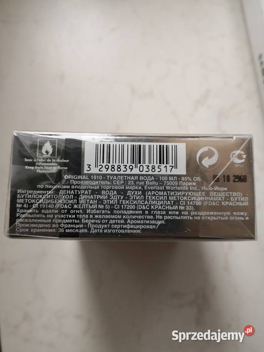EVERLAST ORIGINAL 1910 EAU DE TOILETTE SPRAY Głubczyce