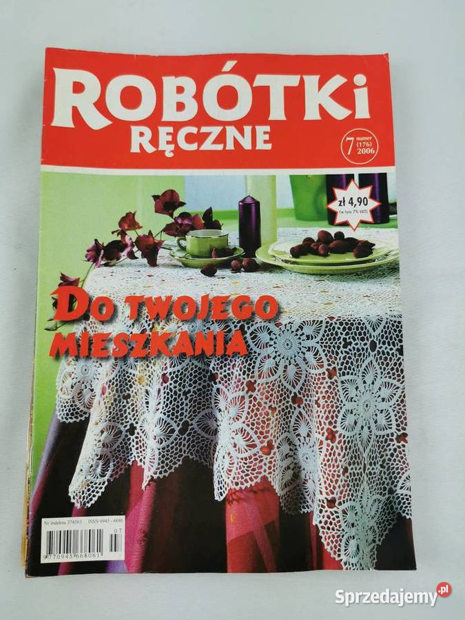 Czasopisma z robótkami ręcznymi Wiśniowa sprzedam