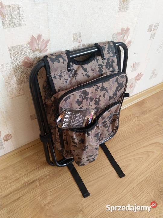 NAJTANIEJ Plecak Militarny z Krzesełkiem Wędkarstwo