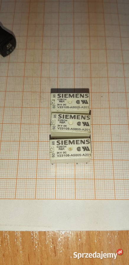 Przekaźnik Siemens V23105A5005A201 3 A109 Części i akcesoria Czechowice-Dziedzice