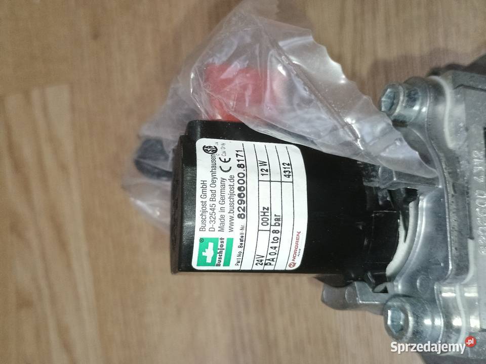 Zawór membranowy elektromagnetyczny Buschjost Czersk