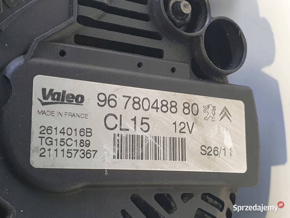 ALTERNATOR Peugeot Partner II 16 HDI valeo