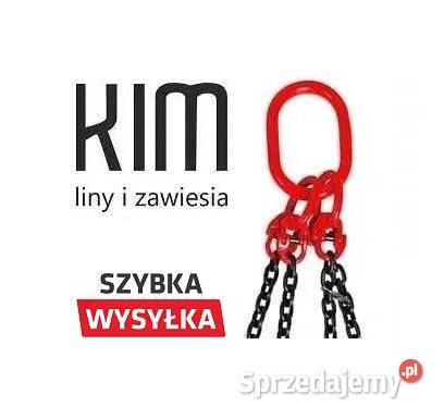 Zawiesie zawiesia łańcuchowe 4cięgnowe DŹWIGOWE Narzędzia śląskie Zabrze
