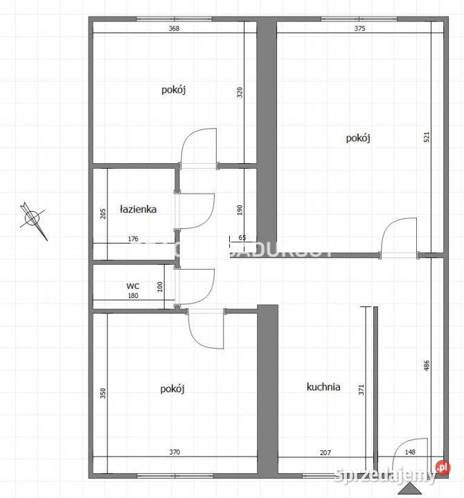 Mieszkanie Kraków 747m2 3 pok