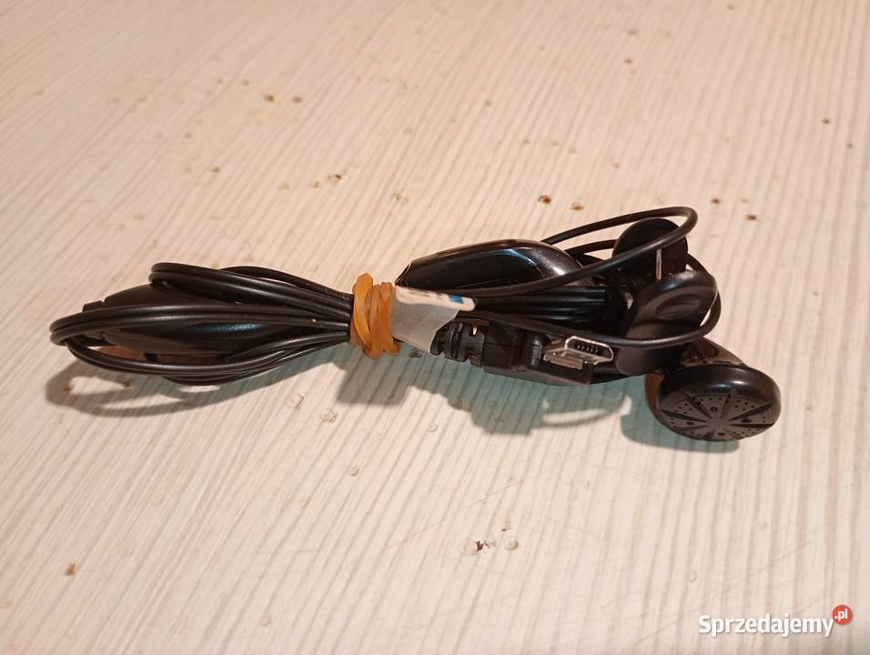 słuchawki myPhone douszne przewodowe micro USB sprzedam
