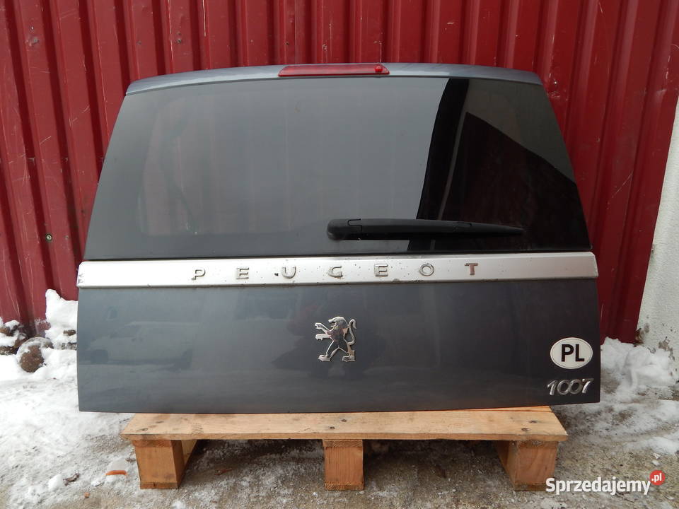 Peugeot 1007 0409 KLAPA BAGAŻNIKA TYLNA SZYBA mazowieckie Warszawa