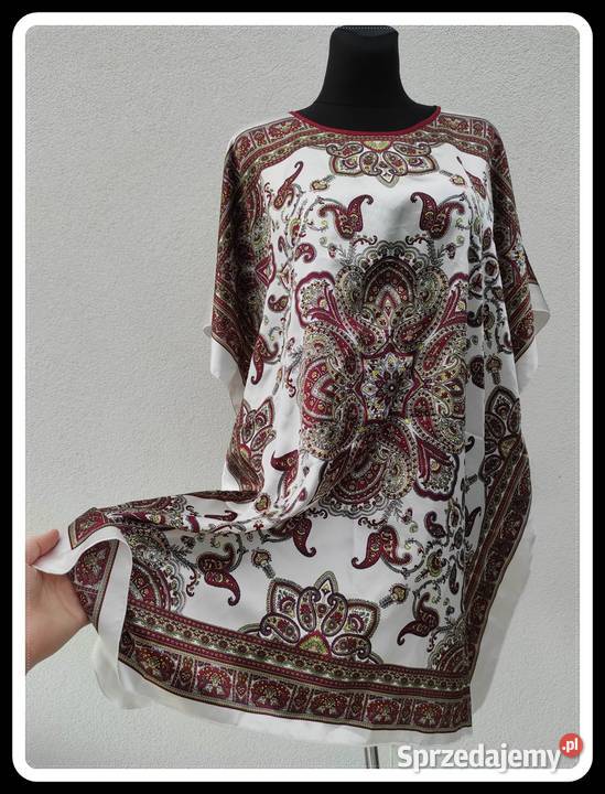 Sukienka wzorzysta tunika luźna oversize 42 XL i Płock sprzedam