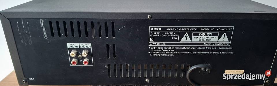 Aiwa deck ADWX777 Warszawa