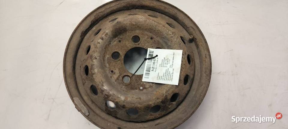 FELGA STALOWA 15 MERCEDES SPRINTER 208 Pozostałe Lipno