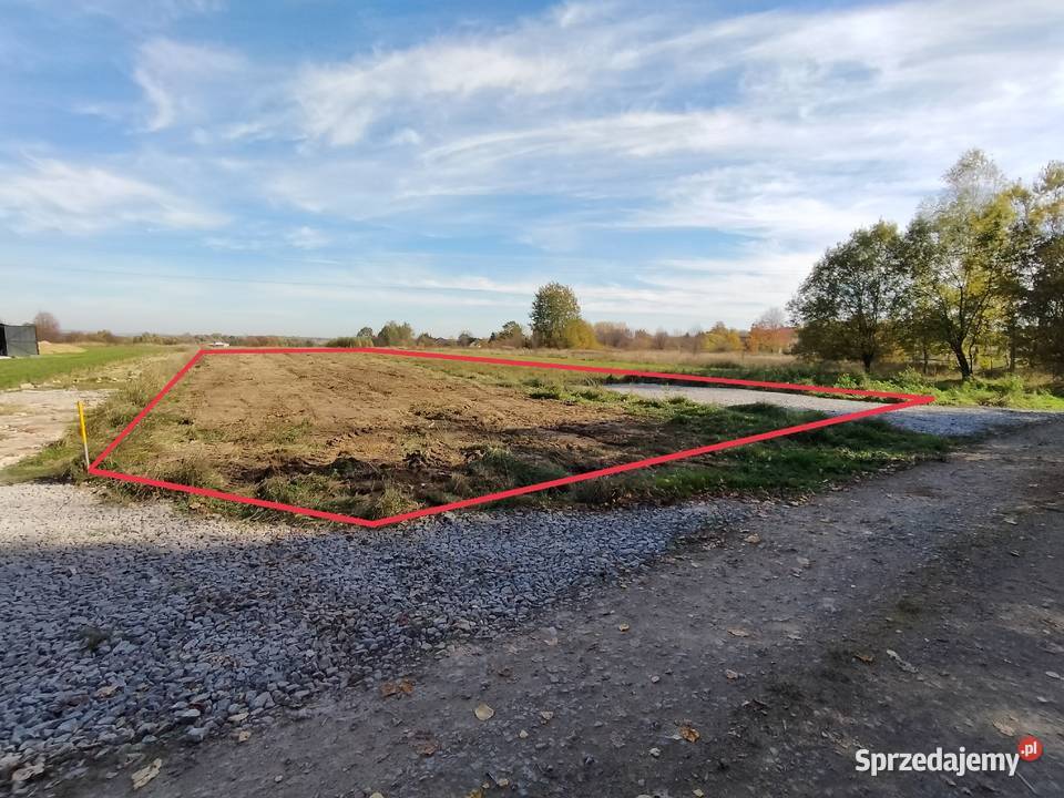 Działka budowlana 16 arów Machnówka prąd podkarpackie