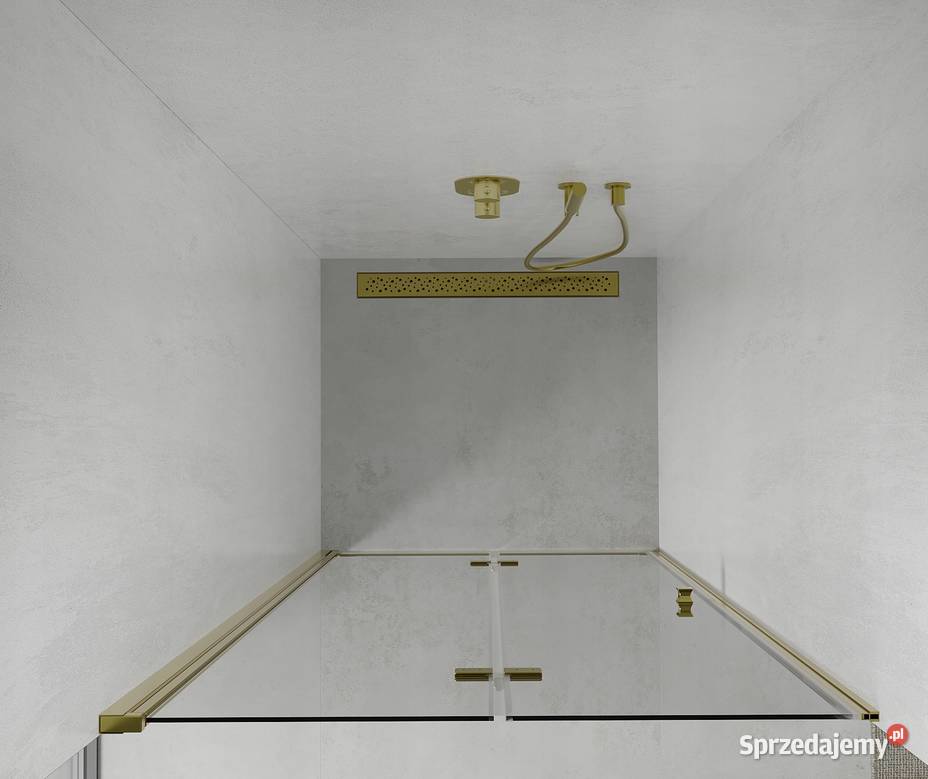 DRZWI PRYSZNICOWE SKŁADANE Złote Gold 70 do 120 Choroszcz sprzedam