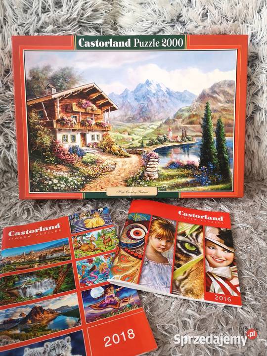 Puzzle Castorland 2000 kolekcjonerska Zielona mazowieckie Otrębusy