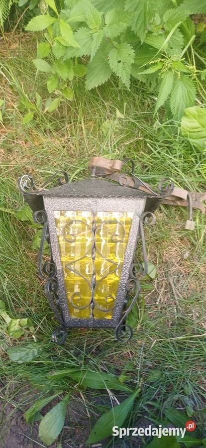 Francuska kuta lampa ogrodowa kinkiet vintage Lublin