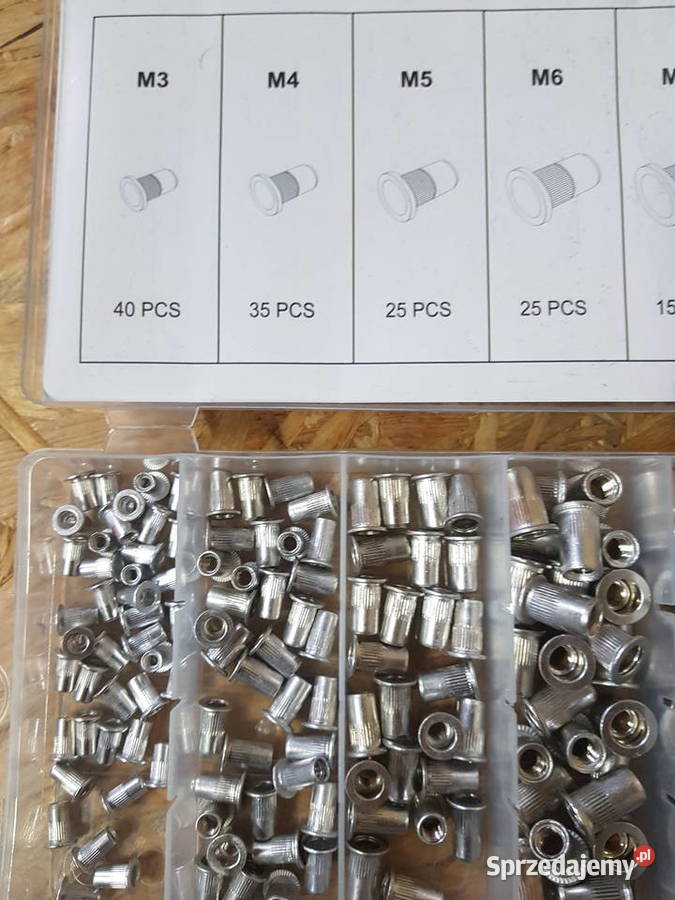 NITONAKRĘTKI ALUMINIOWE M3 M5 M6 M8 M10 150 Elektryczne Głogowa sprzedam