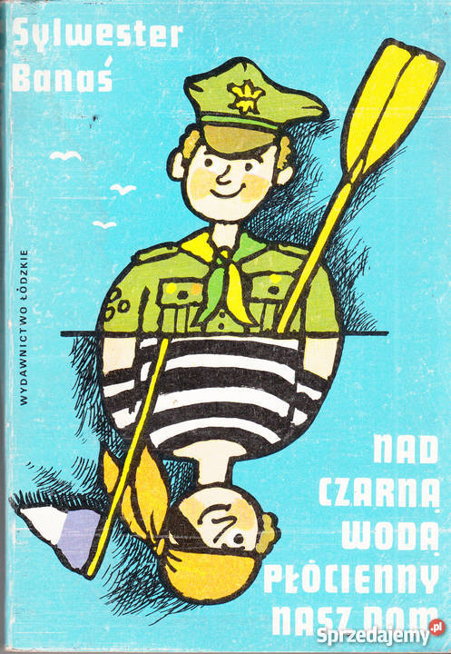 02848 CZARNĄ WODĄ PŁÓCIENNY NASZ DOM SYLWESTER Beletrystyka, powieści Książki i Podręczniki Czyrna