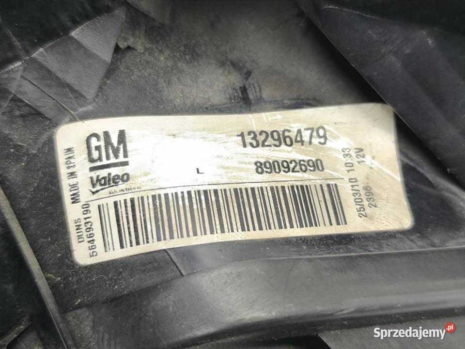 LAMPA LEWY TYŁ OPEL CORSA D 13296479 wielkopolskie sprzedam