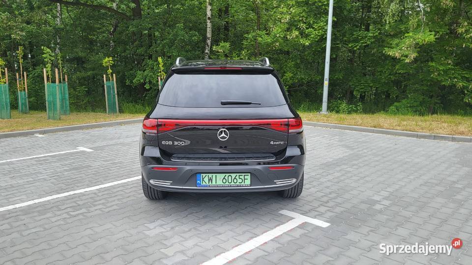 Mercedes EQB 300 4X4 GWAERANCJA Salon Polska aluminiowe felgi Wieliczka
