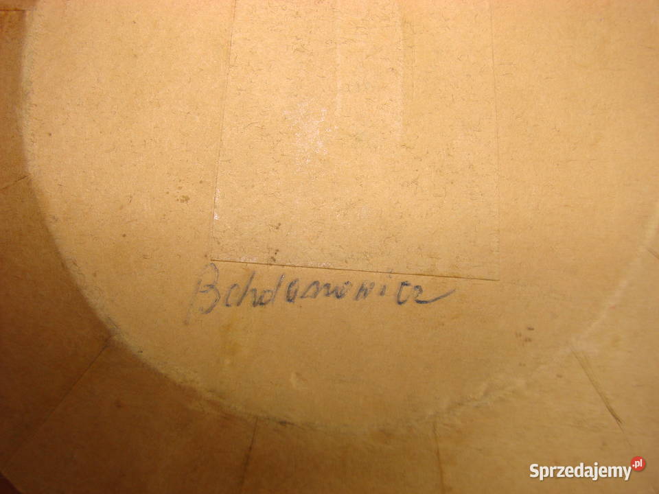 słomkowy talerz dekoracyjny PRL Pruszcz Gdański sprzedam