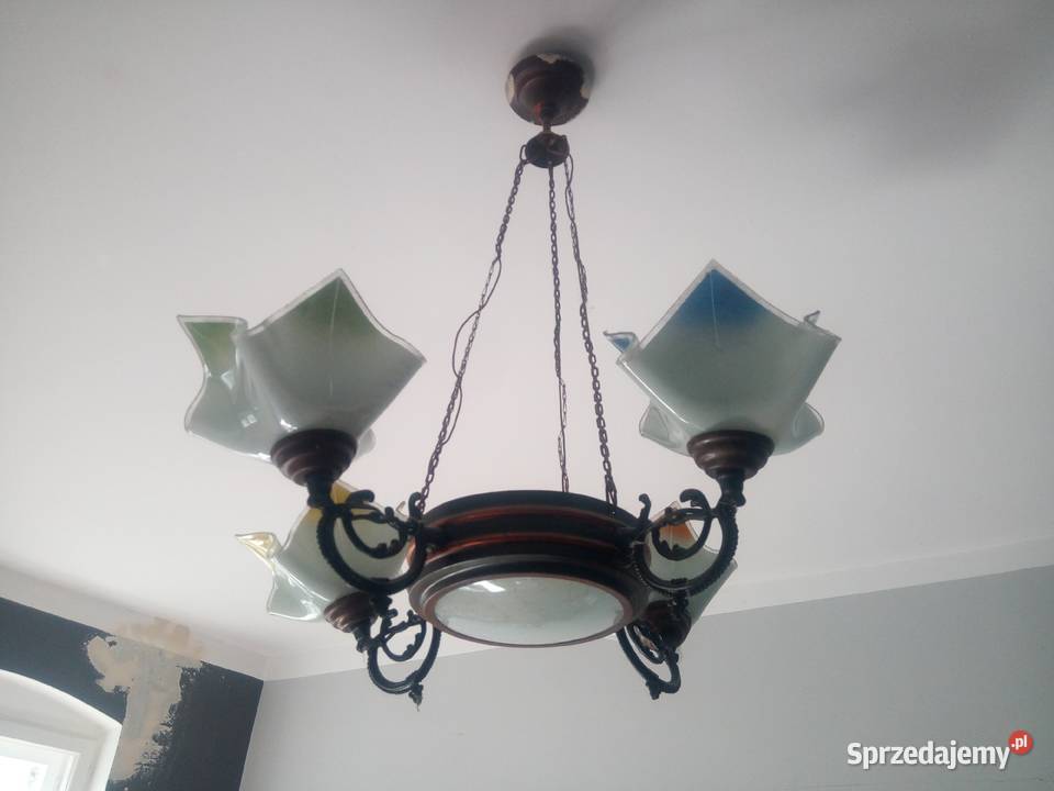Żyrandol odcienie brązowego Szczecin