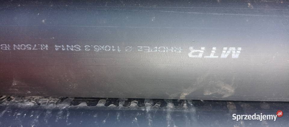 RURA 110 6mb GRUBA MOCNA DRENAŻ lubelskie