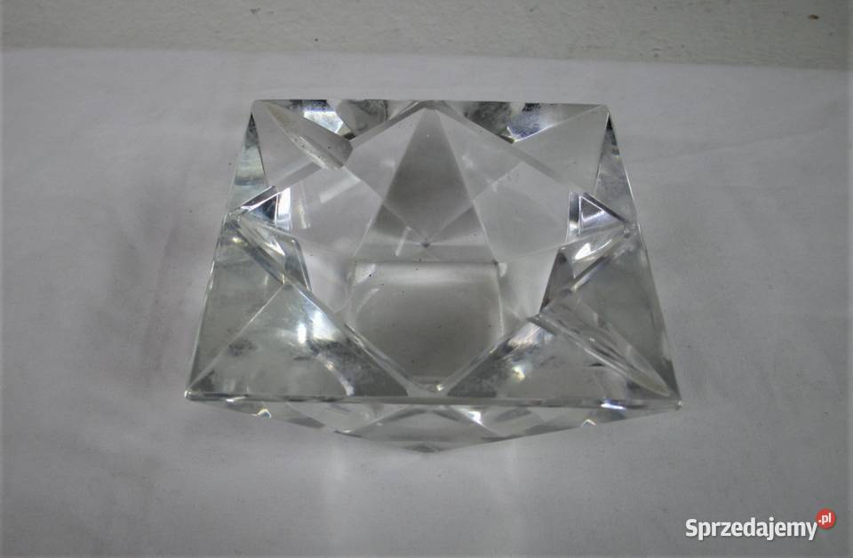 Kryształowa popielnica Lublin sprzedam