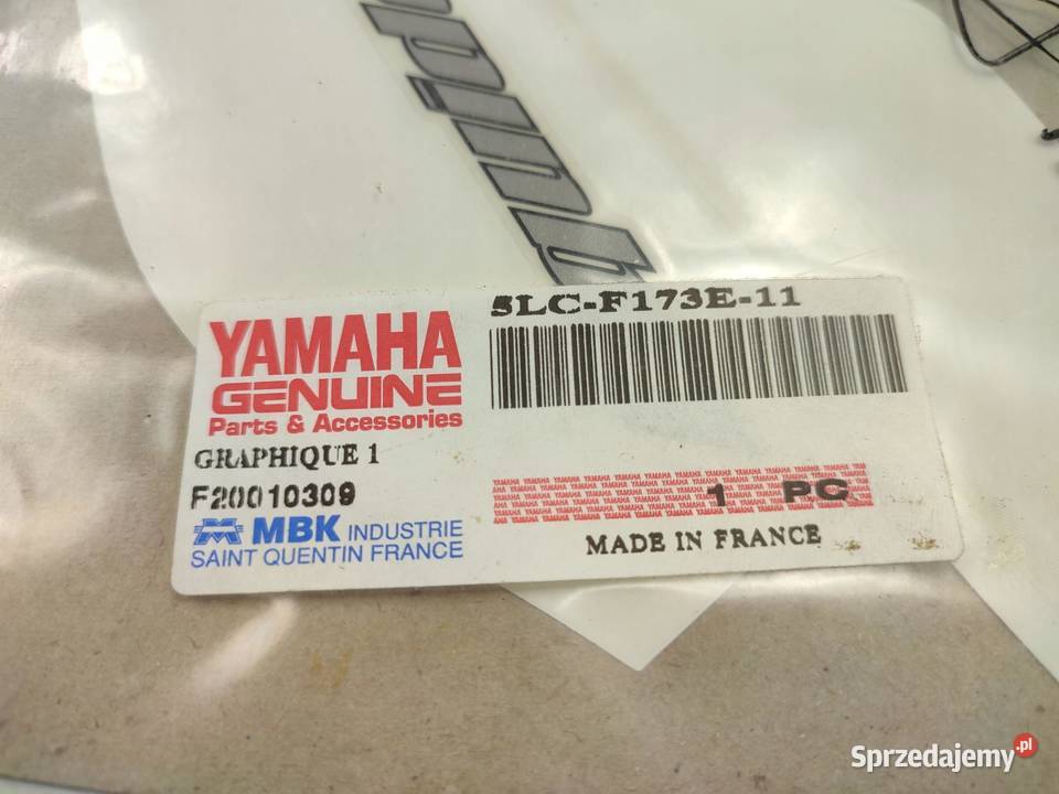 NAKLEJKA NA PRAWY BOCZEK YAMAHA YQ 50 AEROX 2000