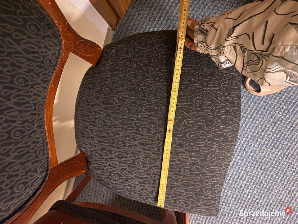 Krzesła w stylu ludwikowskim medaliony 47cm Sypniewo sprzedam
