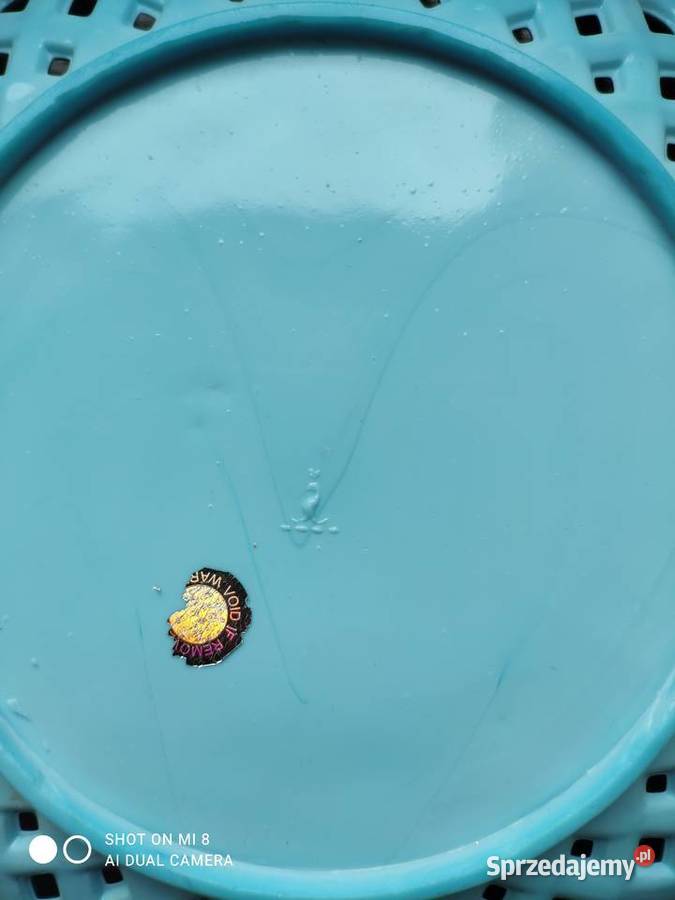 SOWERBY tkany szklany koszyk talerz z ok 1870r małopolskie