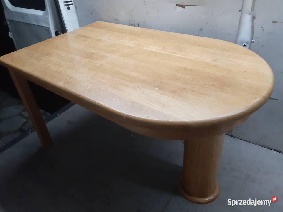 Stół ława holenderska z grubym blatem lite kujawsko-pomorskie Ciechocinek