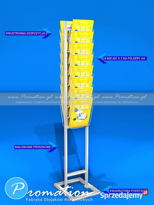 Stojak kaskadowy metalowe na foldery i katalogii Katowice