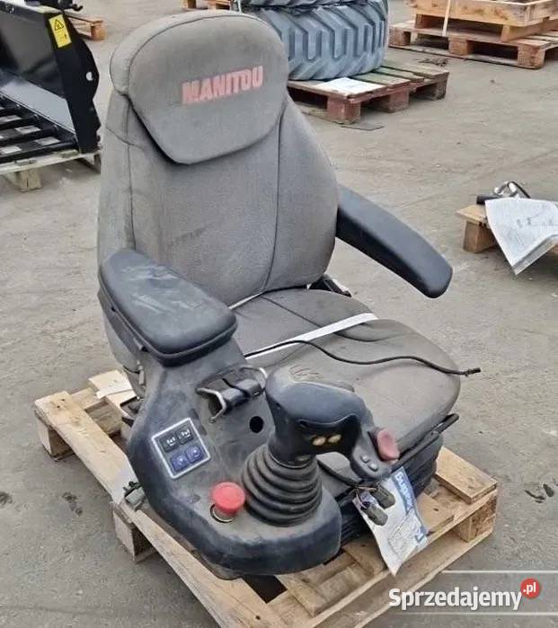 Fotel siedzenie operatora ładowarki manitou