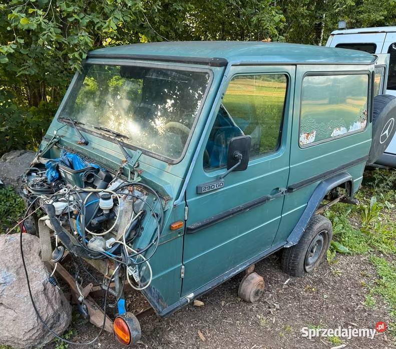 Mercedes GKlase 230 GE Benzyna Kompletny 1 uszkodzony małopolskie Zakopane