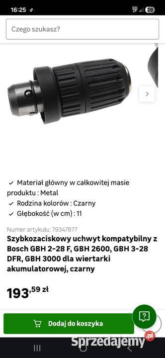 Uchwyty wiertarskie Szczawin Kościelny