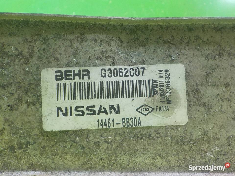 QASHQAI I J10 LIFT 15 DCI 11r 5D intercooler Suków