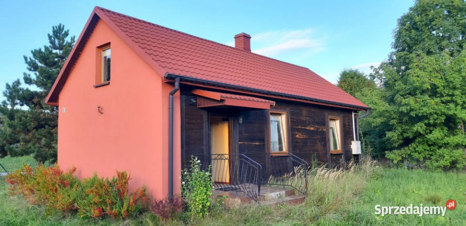 Drewniany na działce 1769mkw świętokrzyskie Minostowice