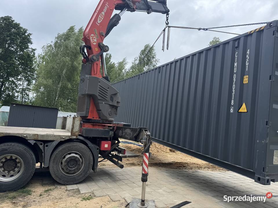 Usługa transportowa HDS 18 ton paka 74 chwytak Transport towarów Wierzbica