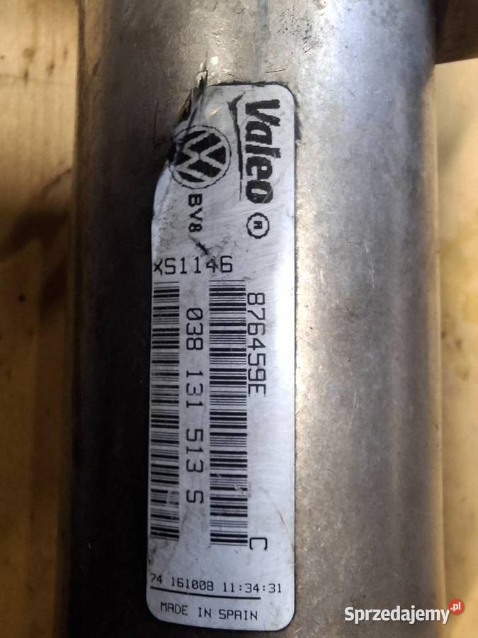 Chłodnica EGR Valeo 038131513S VW Audi Skoda małopolskie Myślenice