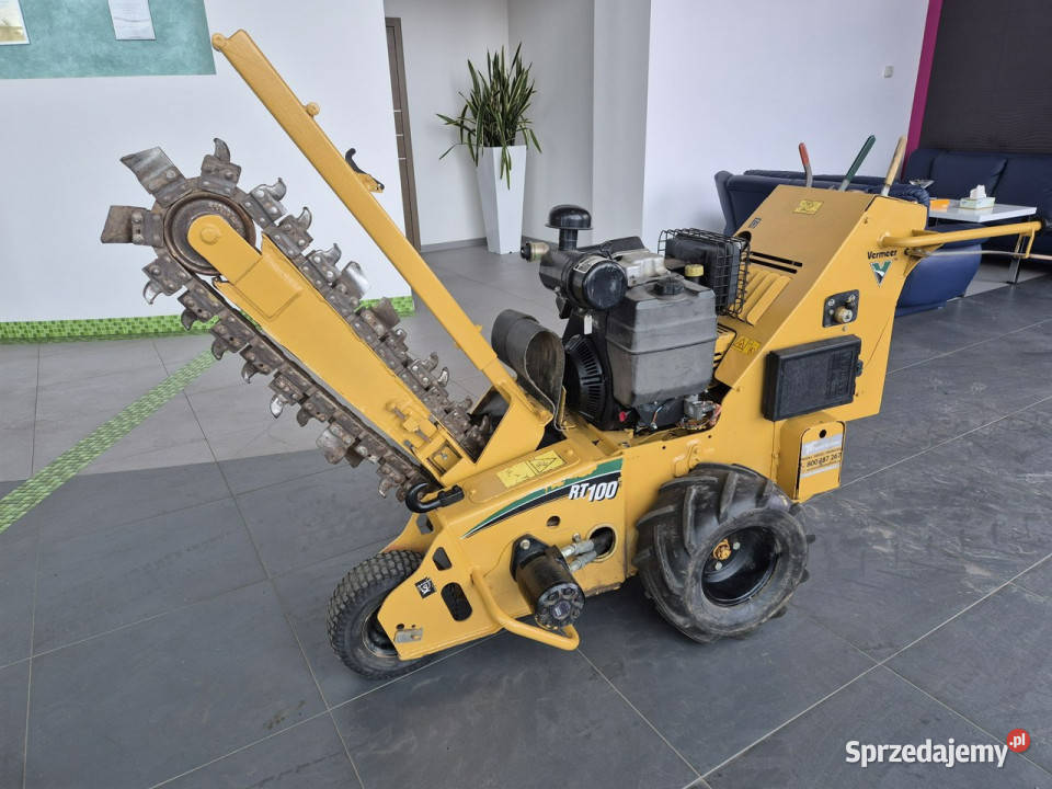 minikoparka Vermeer RT 100 PIŁA DO ROWÓW MINI pełny VAT Łaziska Górne