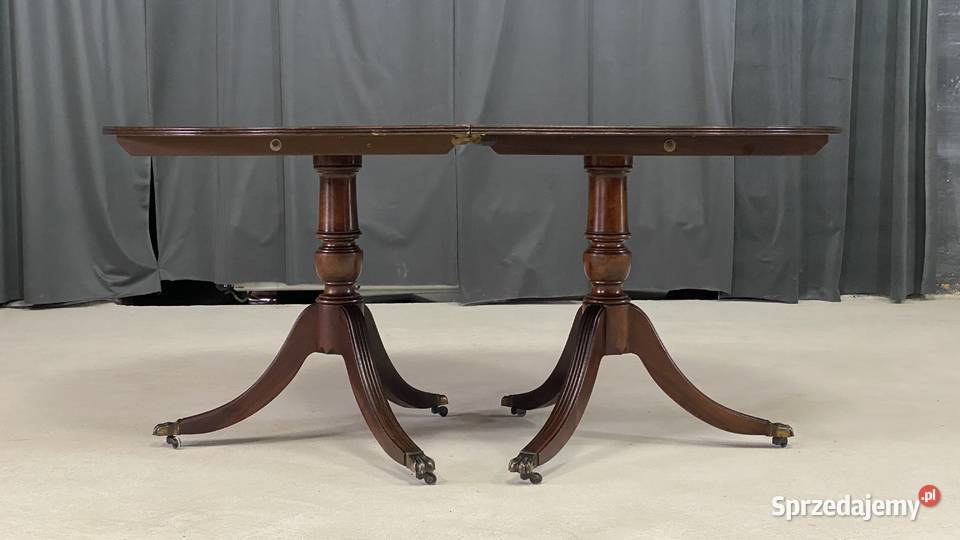Stół mahoniowy rozkładany klasyczny antyk