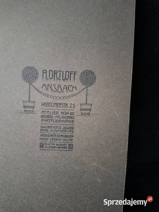 Stara fotografia kartonik ułan cesarstwo Choszczno sprzedam