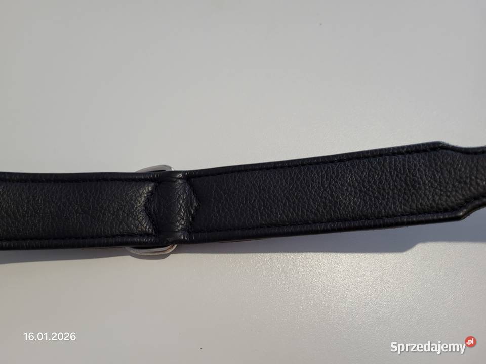 Skórzana obroża psa Swiss Hunter M brązowa Końskie sprzedam