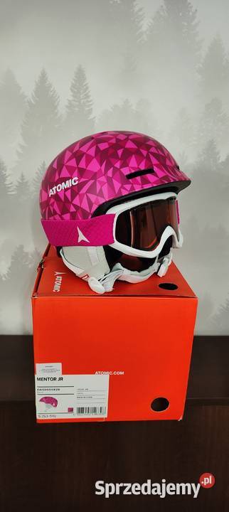 Kask narciarski Atomic roz. 53-56 z goglami Atomic